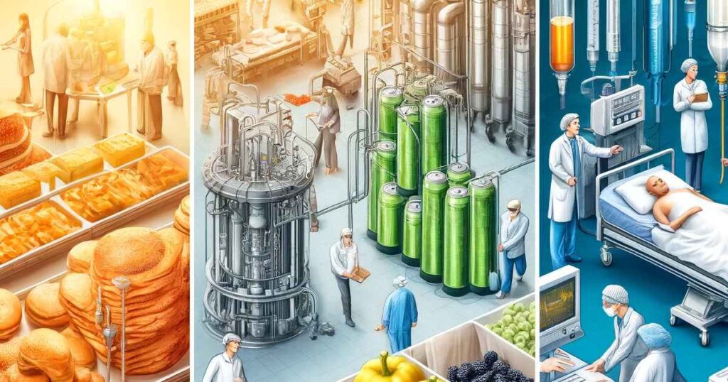 Applications of Gases in Food and Healthcare